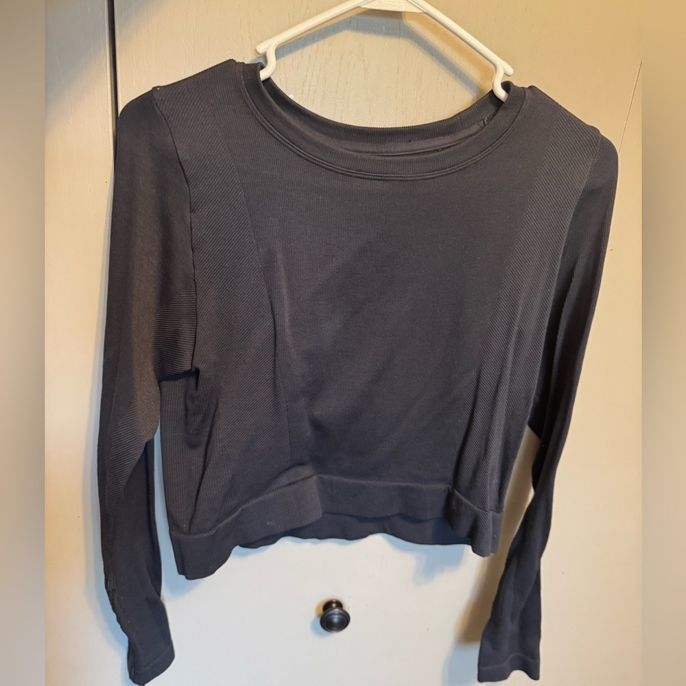 Elegant Black Long Sleeve Top